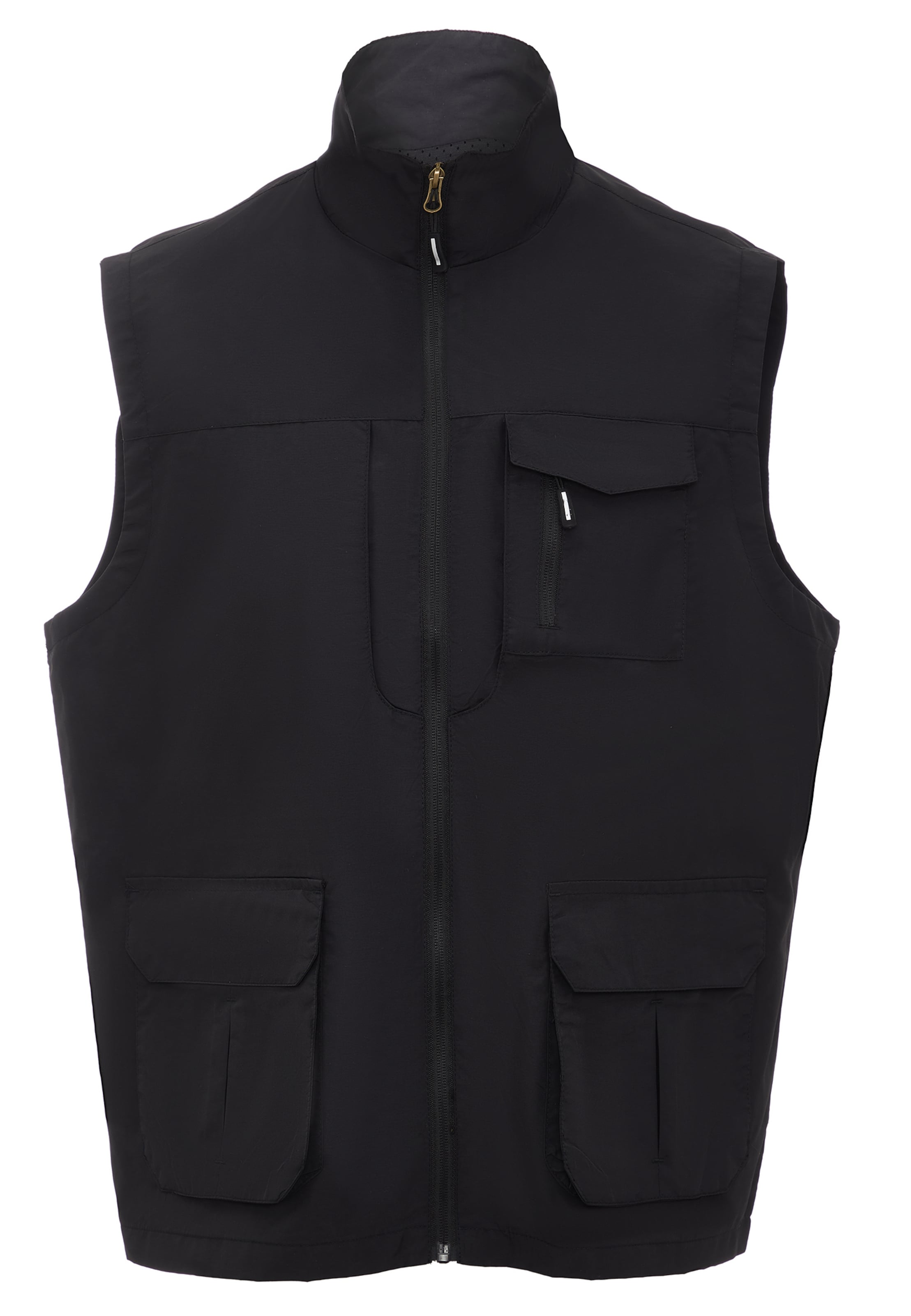 TALOON Vest in Black: front