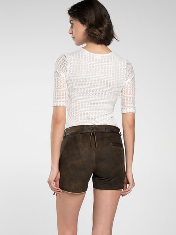 SPIETH & WENSKY Regular Traditional pants 'Ella' in Brown