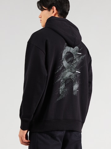 On Sweatshirt 'Club' in Zwart: voorkant