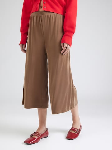 ABOUT YOU Wide leg Trousers 'Sana' in Beige: front