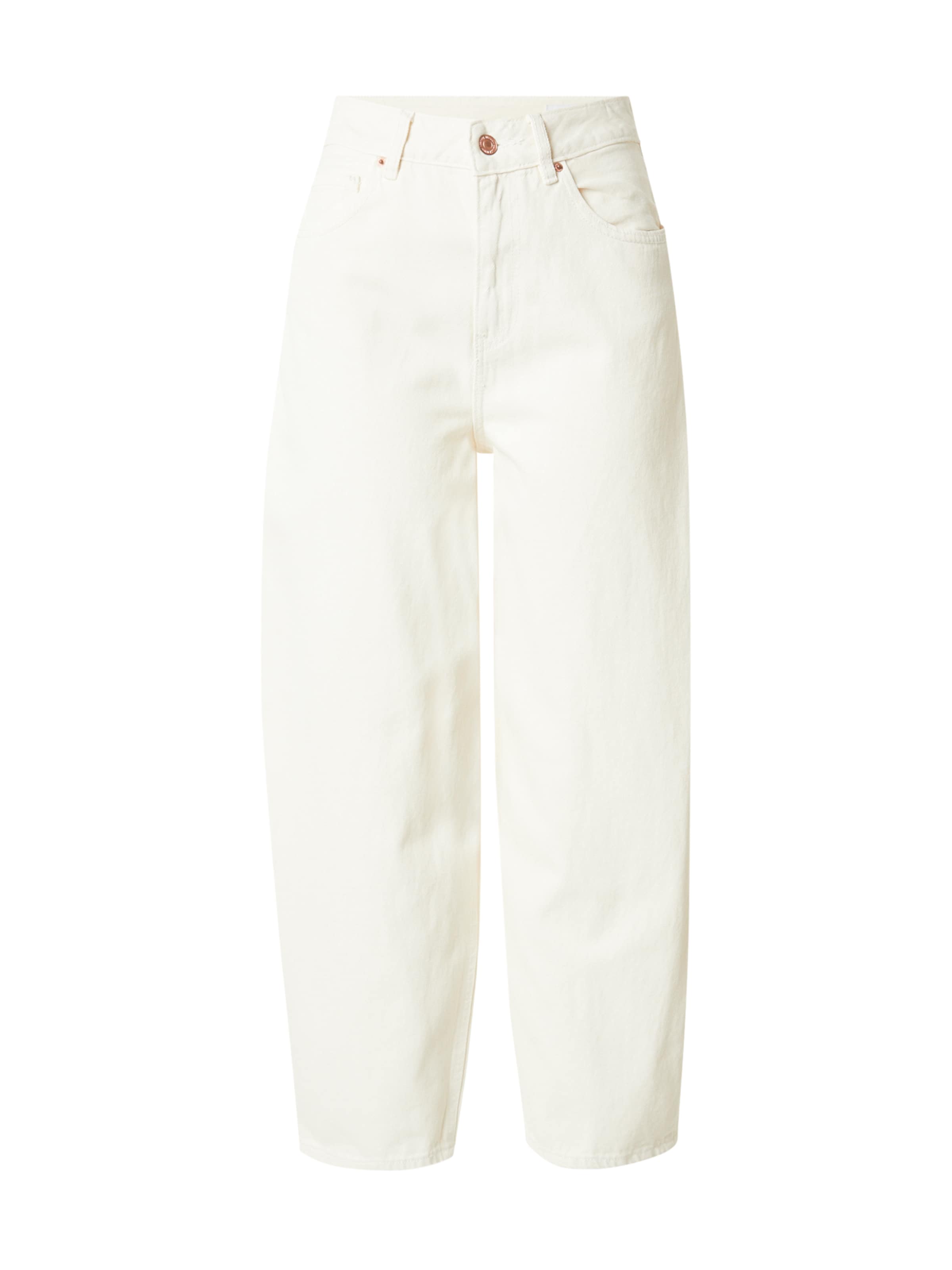 VERO MODA - Folgado Calças de ganga 'VMBillie' em bege: frente