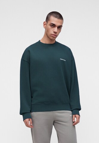 Sweat-shirt Pegador en vert : devant