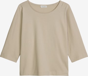 T-shirt Marc O'Polo en beige : devant