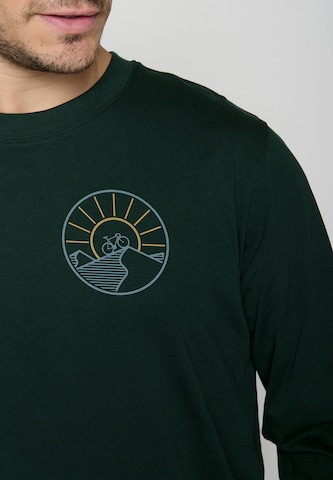 GREENBOMB Shirt 'Bike Adventure' in Green