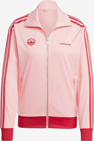Giacca di felpa 'Firebird' di ADIDAS ORIGINALS in rosa: frontale