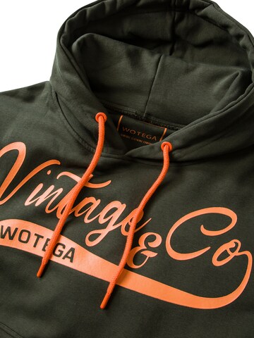 WOTEGA Sweatshirt 'WT Star' in Green