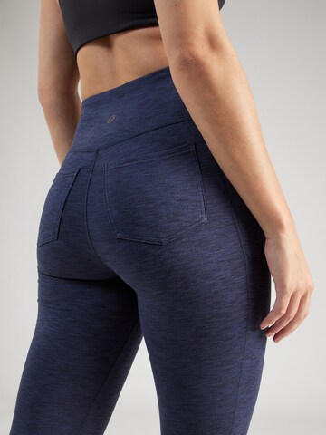 Skinny Pantalon de sport SKECHERS en bleu