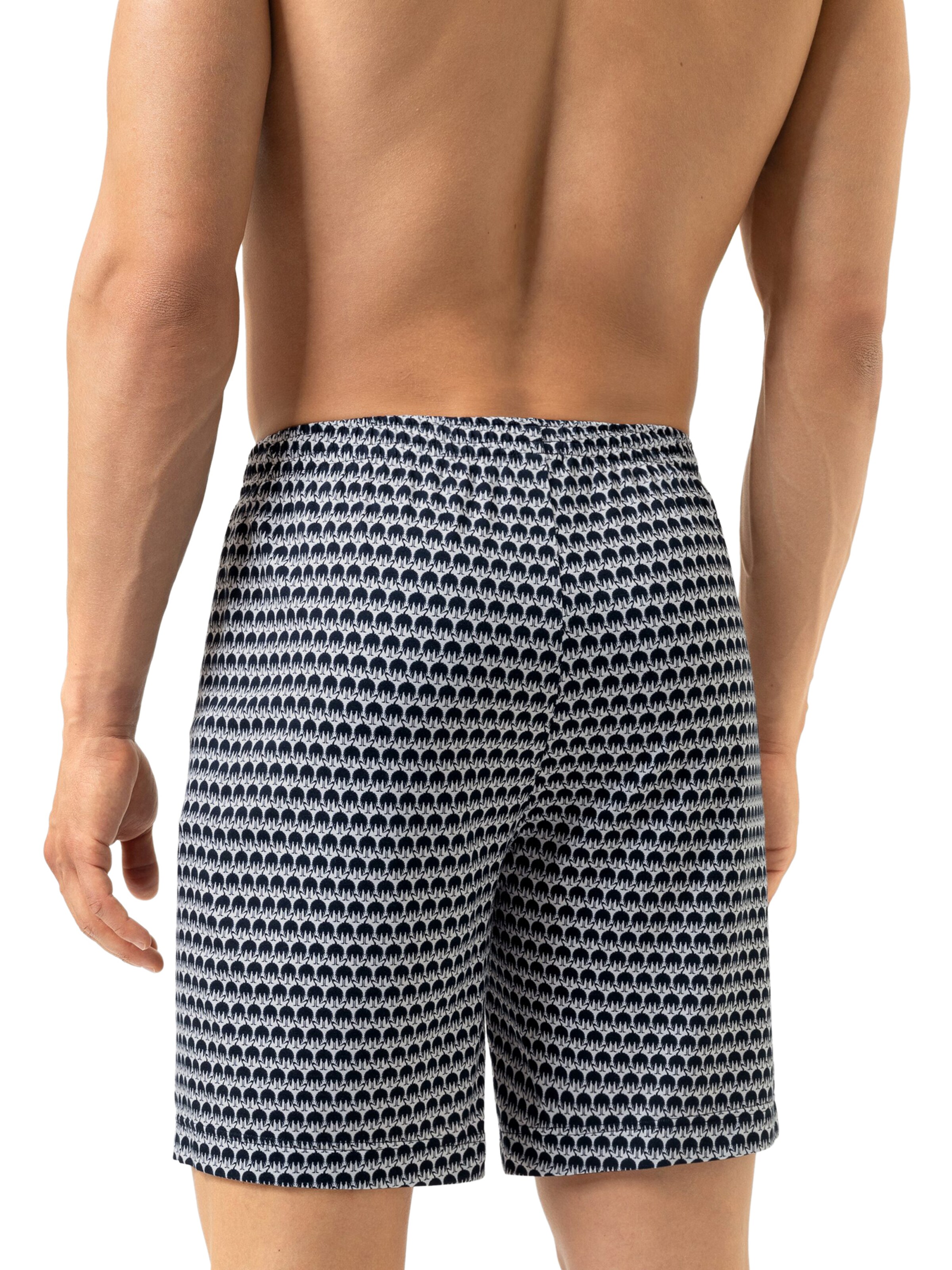 Mey Pyjamabroek 'Crane Swarm' in Blauw