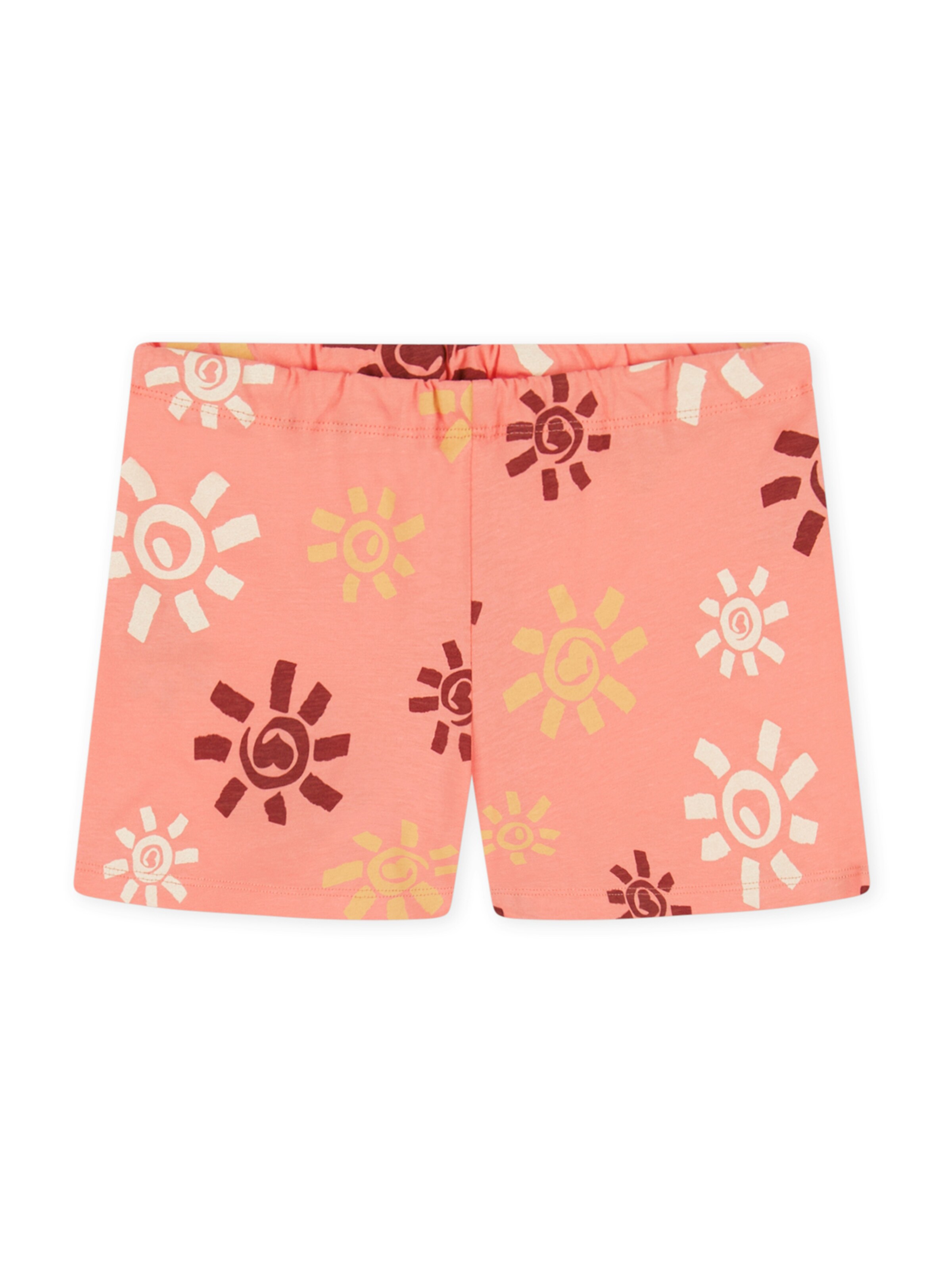 SCHIESSER Pajamas ' Natural Cotton ' in Orange