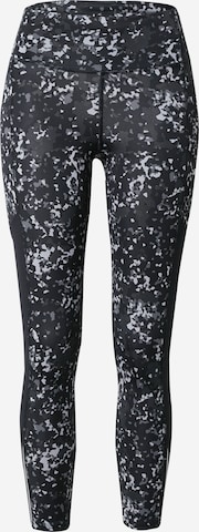 UNDER ARMOUR Skinny Workout Pants in Grey: front