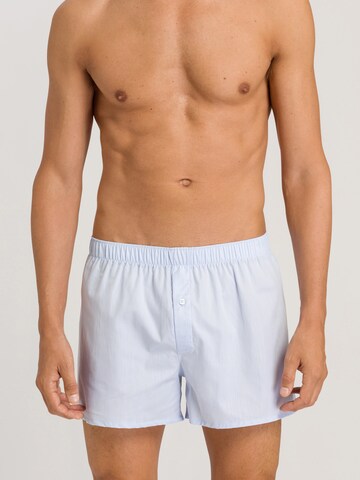 Hanro Boxer shorts 'Fancy Woven' in Blue: front
