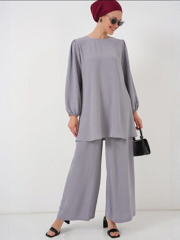 Bigdart - Calças de fato em cinzento: frente