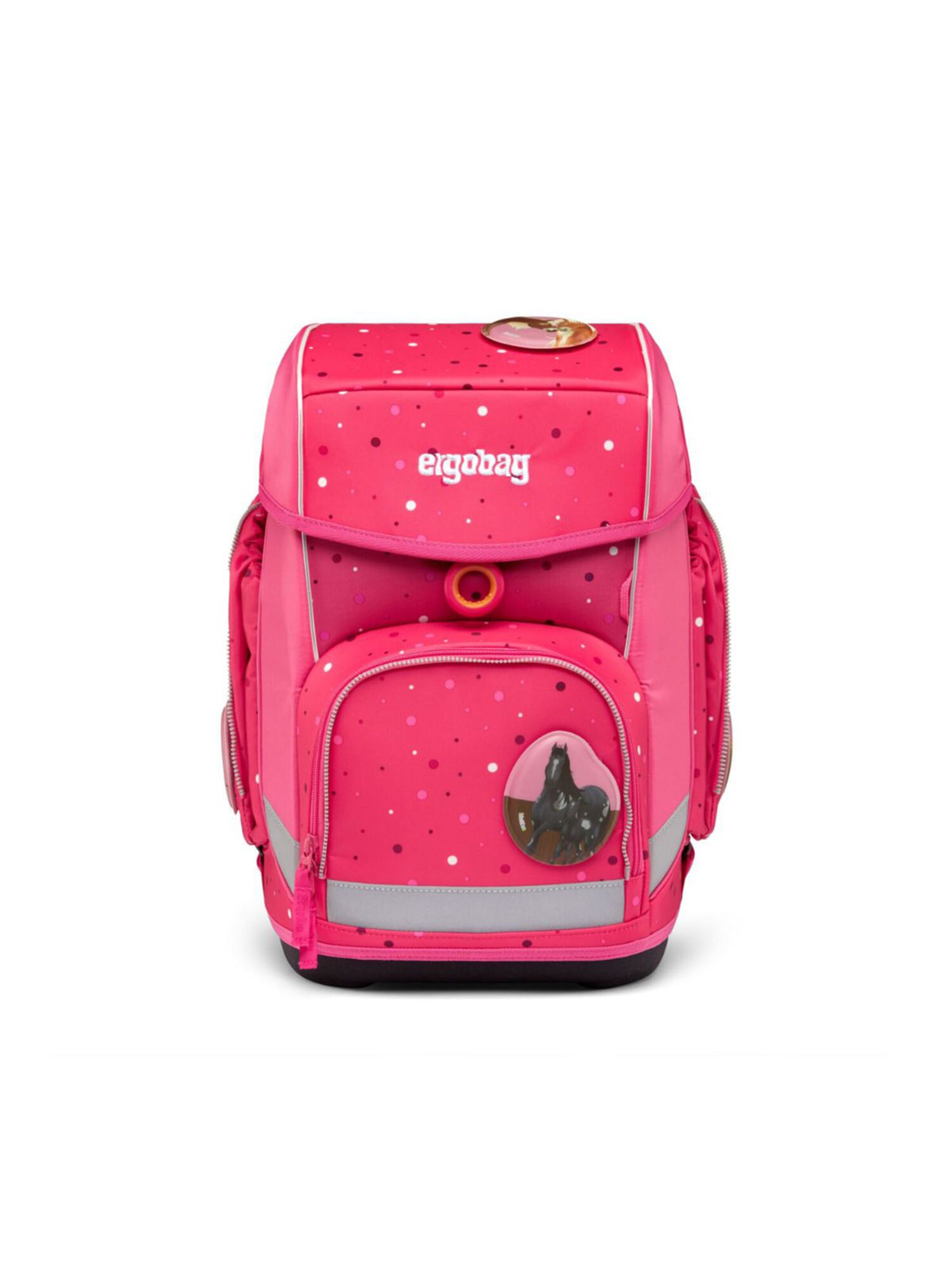 ergobag Backpack 'Urlaub auf dem ReitBärhof' in Pink