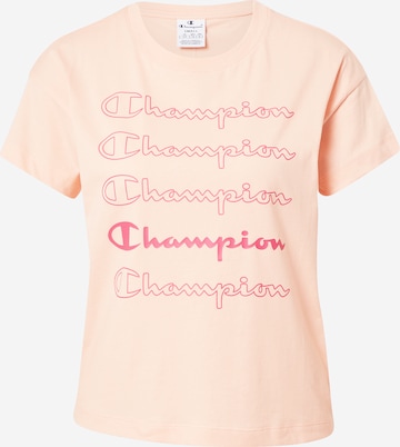 Champion Authentic Athletic Apparel Shirt in Roze: voorkant