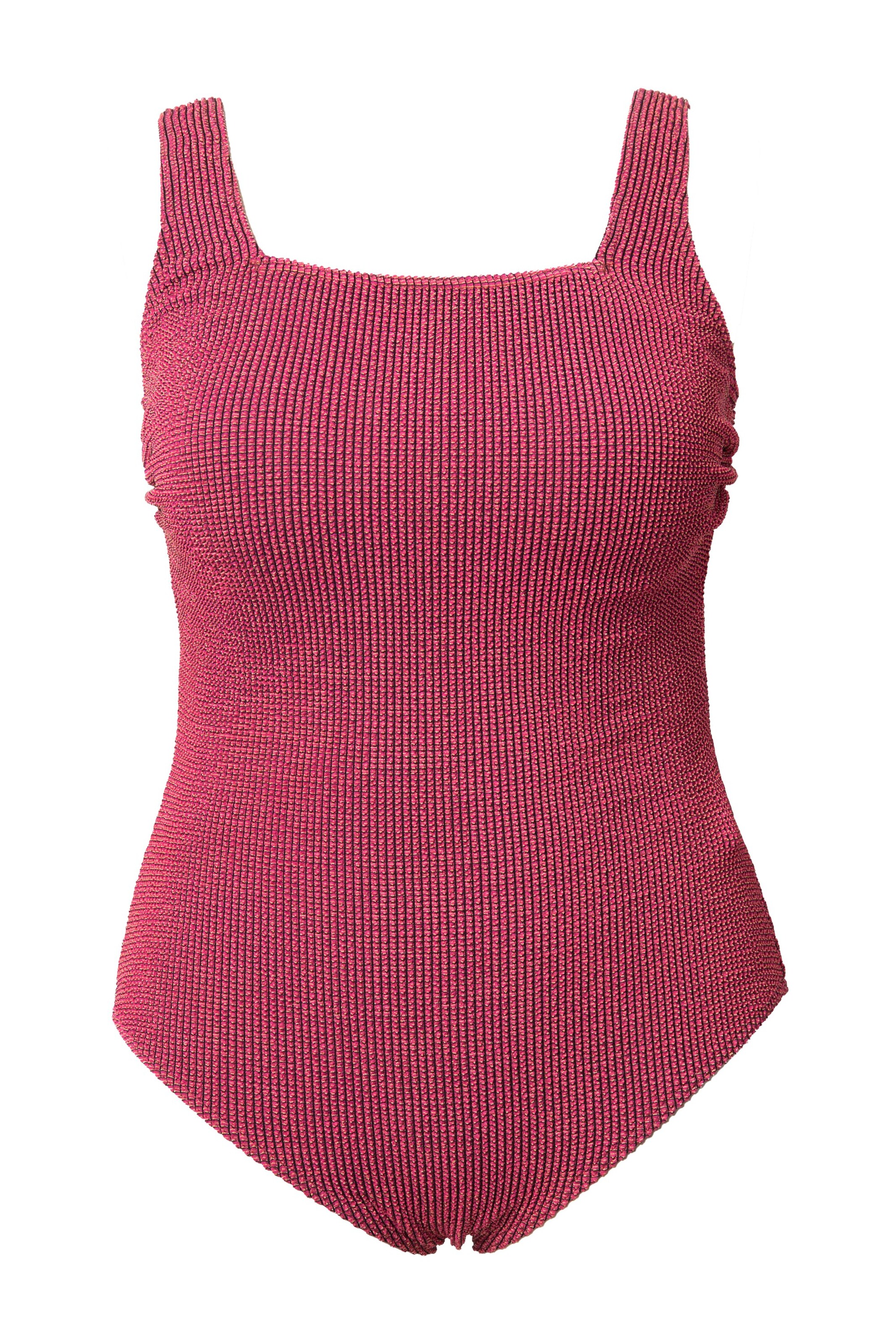 Bustier Maillot de bain Ulla Popken en rose : devant