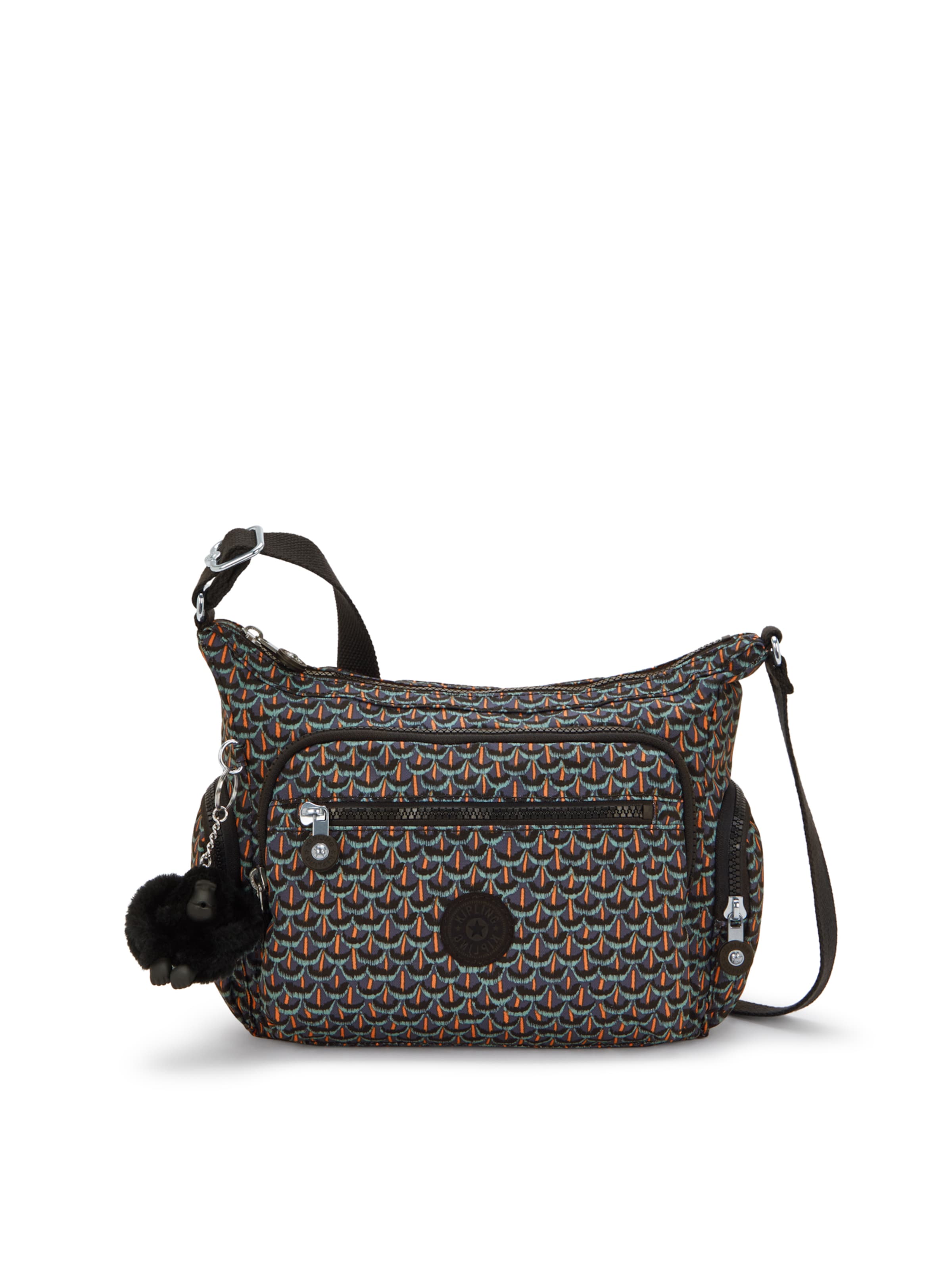 KIPLING Чанта за през рамо тип преметка 'Gabbie' в черно: отпред