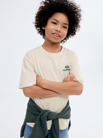 MANGO KIDS Shirt 'SPIN' in Beige: front