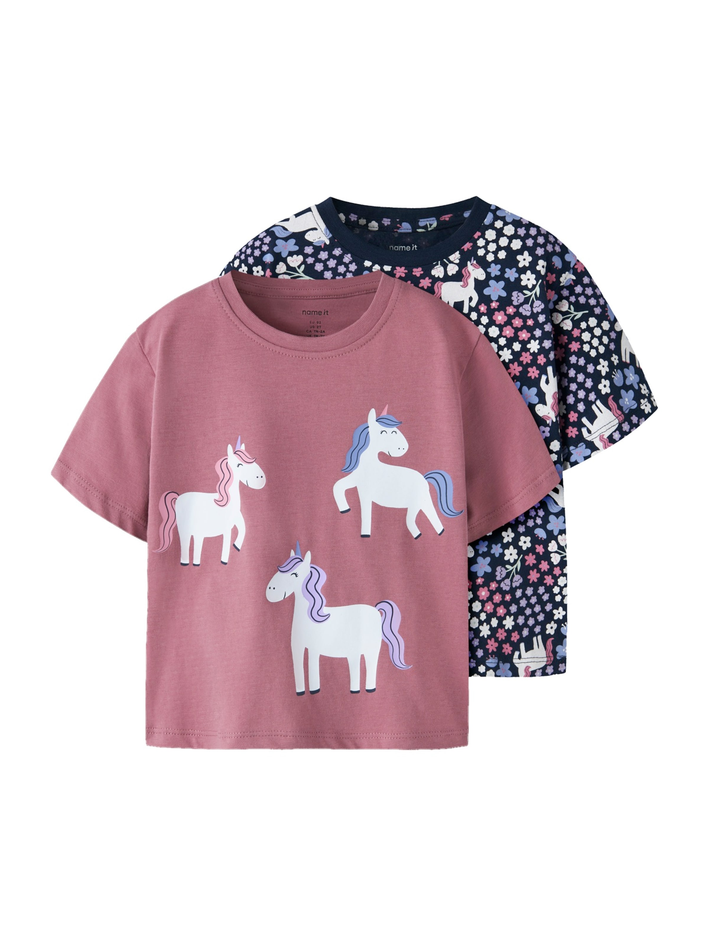 NAME IT - Camisola 'NMFVELDA' em azul: frente