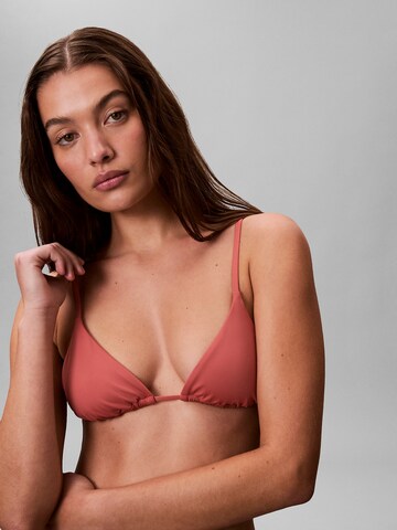 Calvin Klein Swimwear Triangel Bikinitop 'Essentials' in Pink