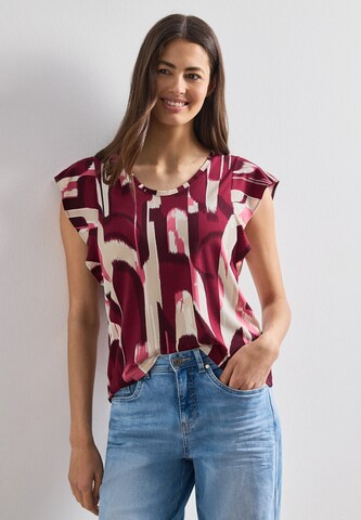STREET ONE Shirt in Red: front