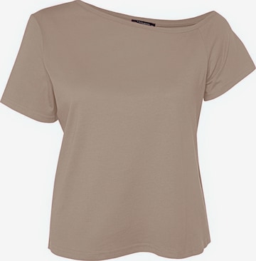 Trendyol Curve - Camiseta en beige: frente