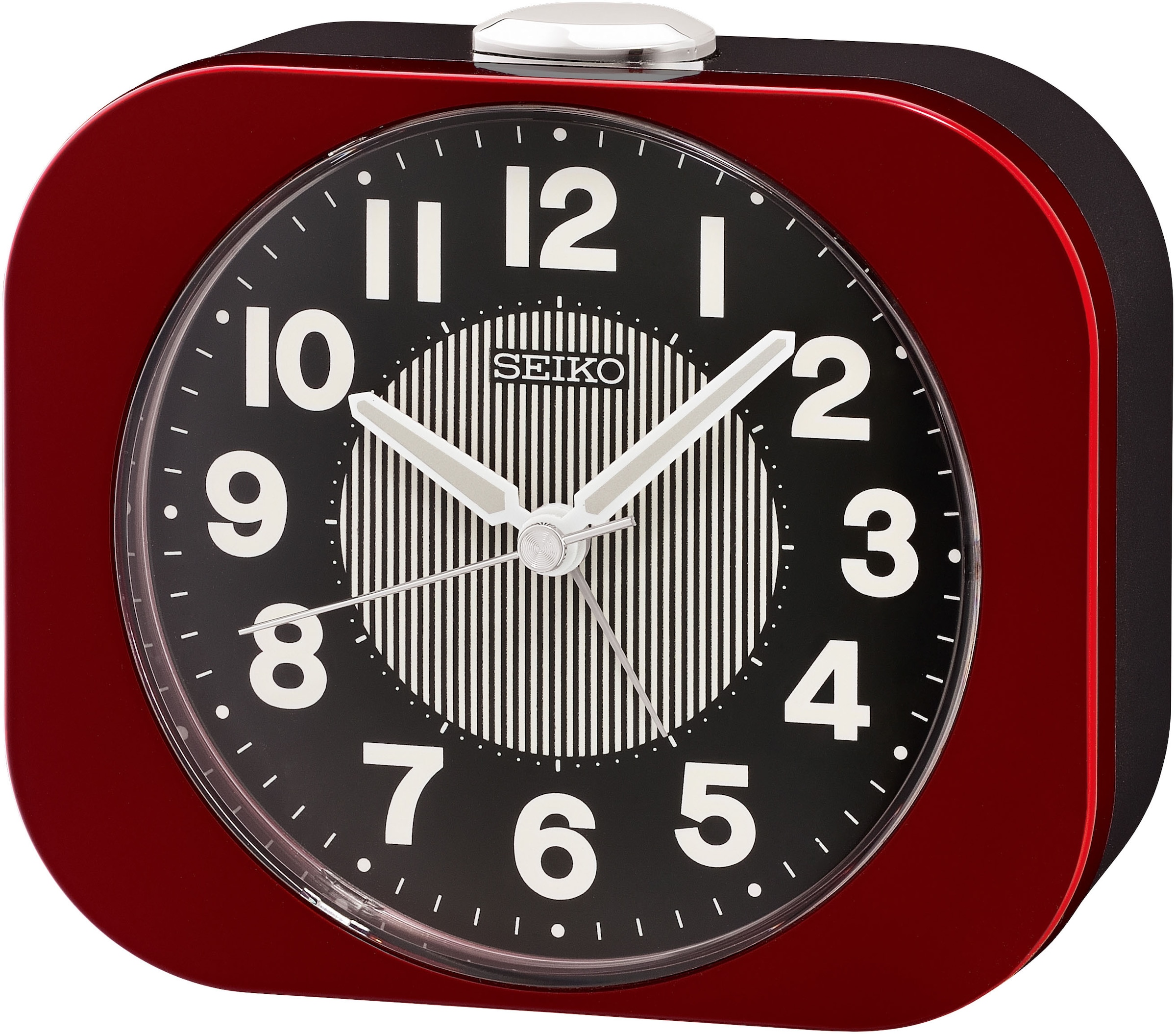 SEIKO Wecker in Rot: Vorderseite