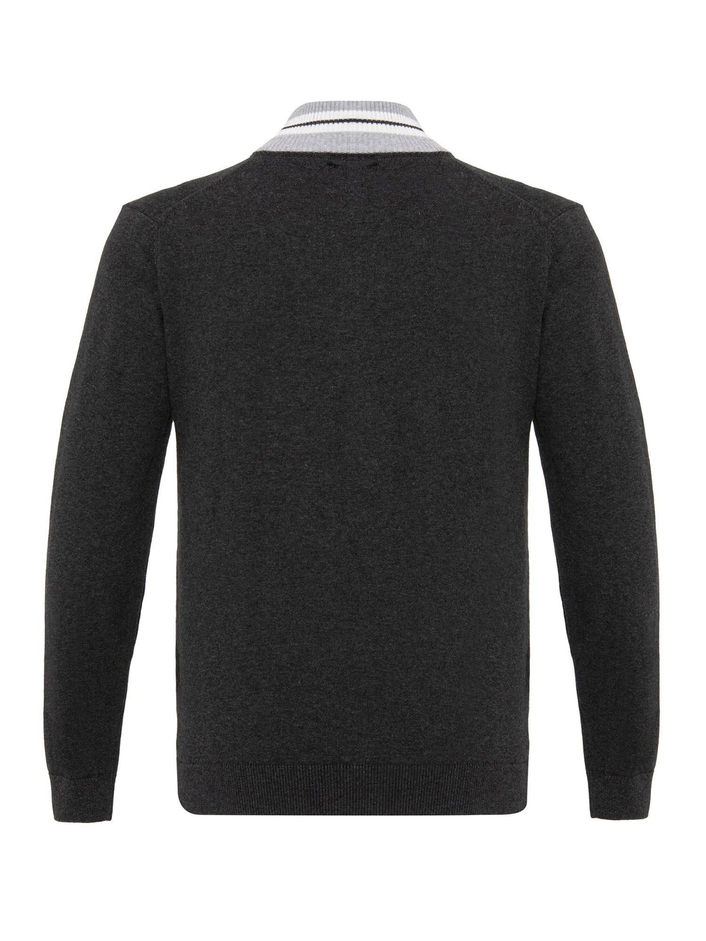 Jacey Quinn Knit cardigan in Grey