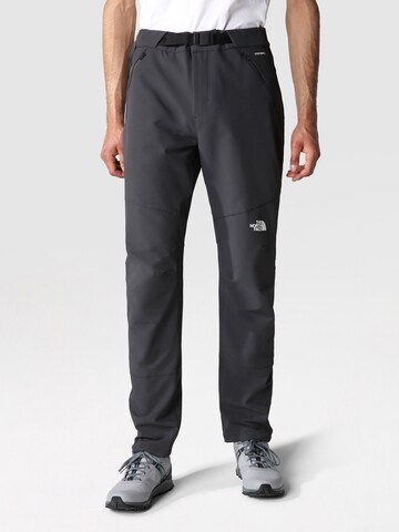 Regular Pantalon outdoor 'DIABLO' THE NORTH FACE en gris : devant