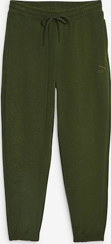 PUMA Tapered Pants in Green: front