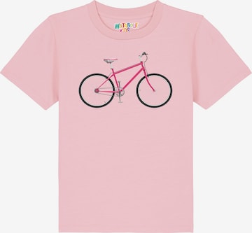 T-Shirt 'Pink Bike' watabout.kids en rose : devant