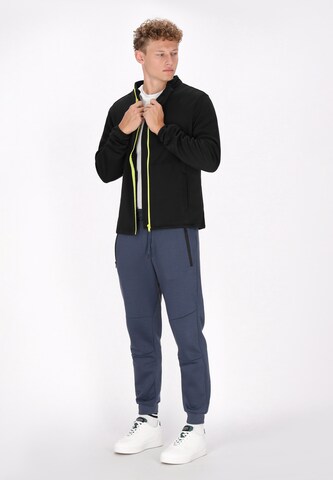 Mo ATHLSR - Sudadera con cremallera en negro: frente