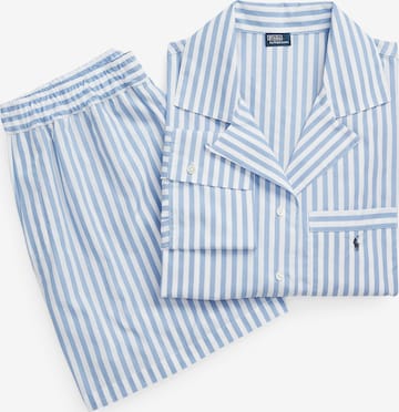 Pyjama ' Crop & Boxer Set ' Polo Ralph Lauren en bleu : devant