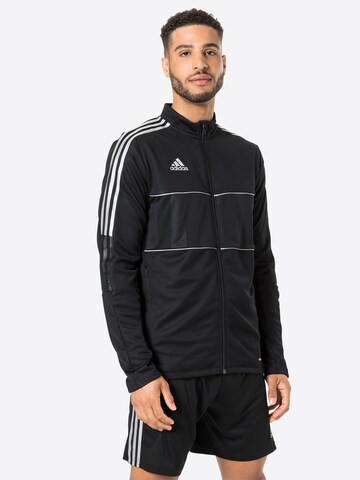 ADIDAS SPORTSWEAR Treenitakki 'Tiro' värissä musta: etupuoli