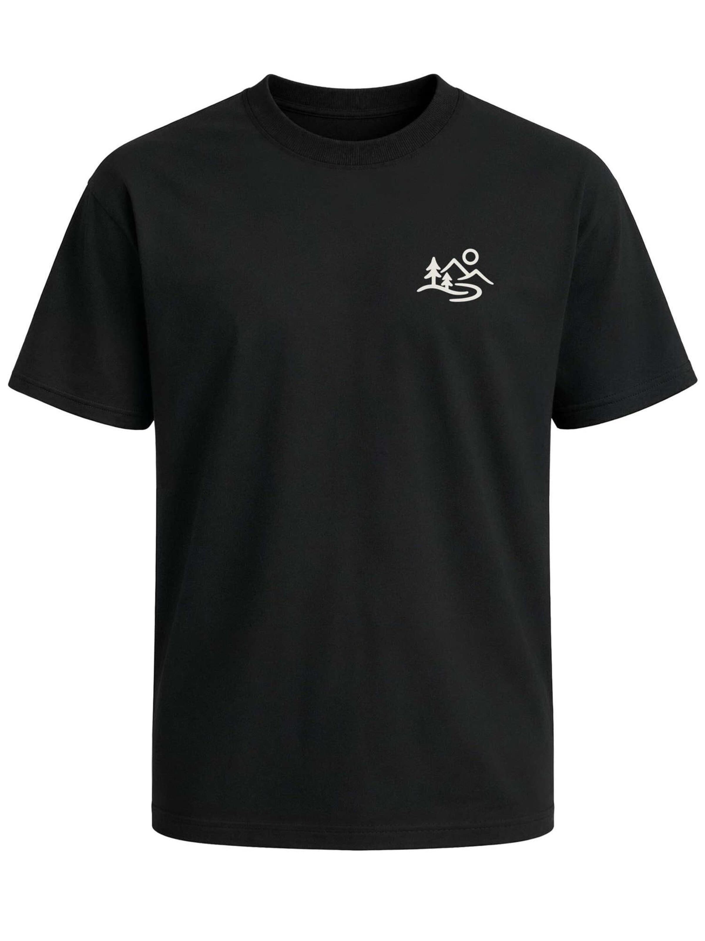 Neverless Shirt 'outdoor' in Black: front