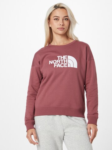 THE NORTH FACE Sweatshirt 'Drew Peak' i rosa: framsida