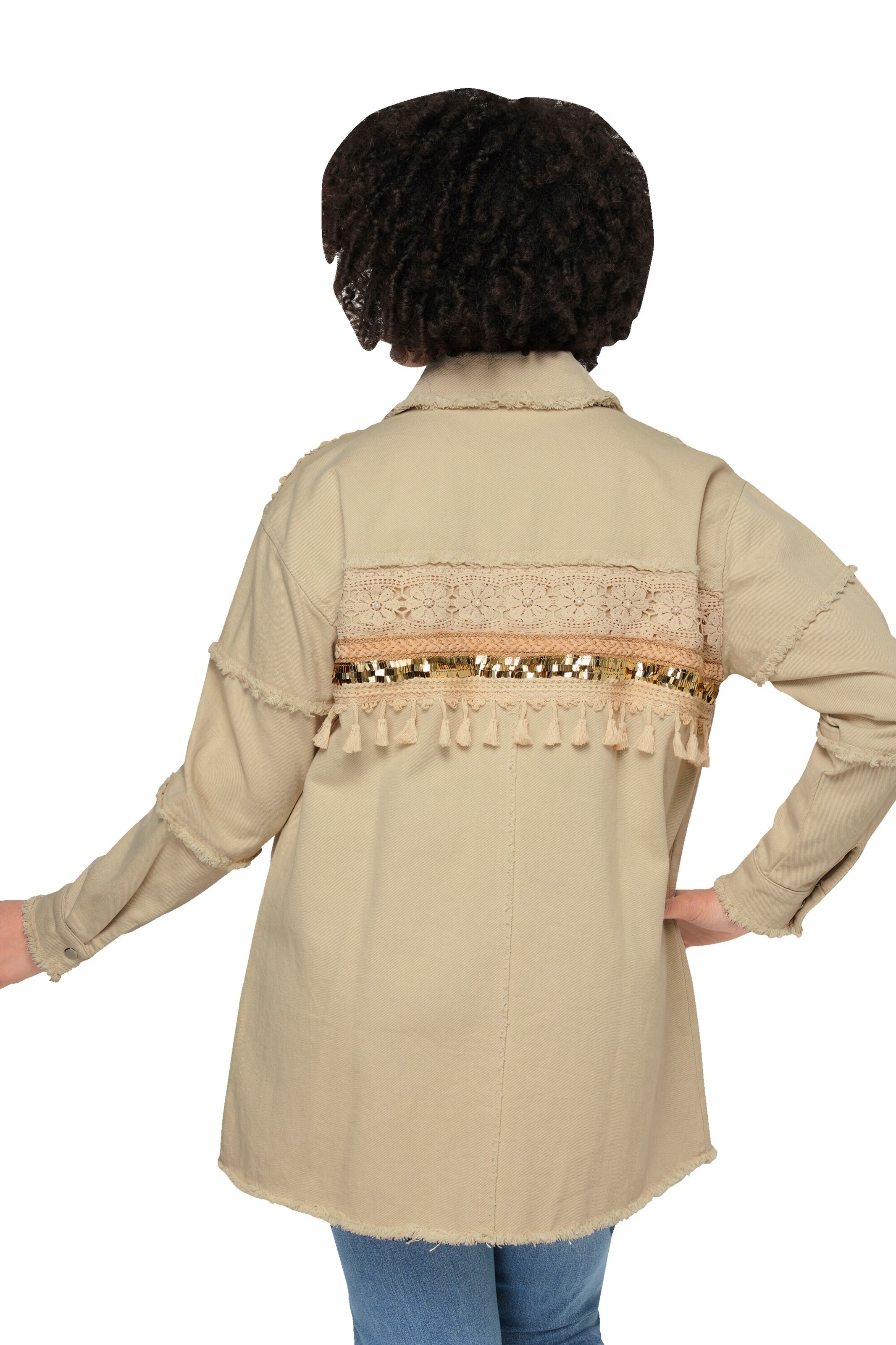 Veste mi-saison Angel of Style en beige