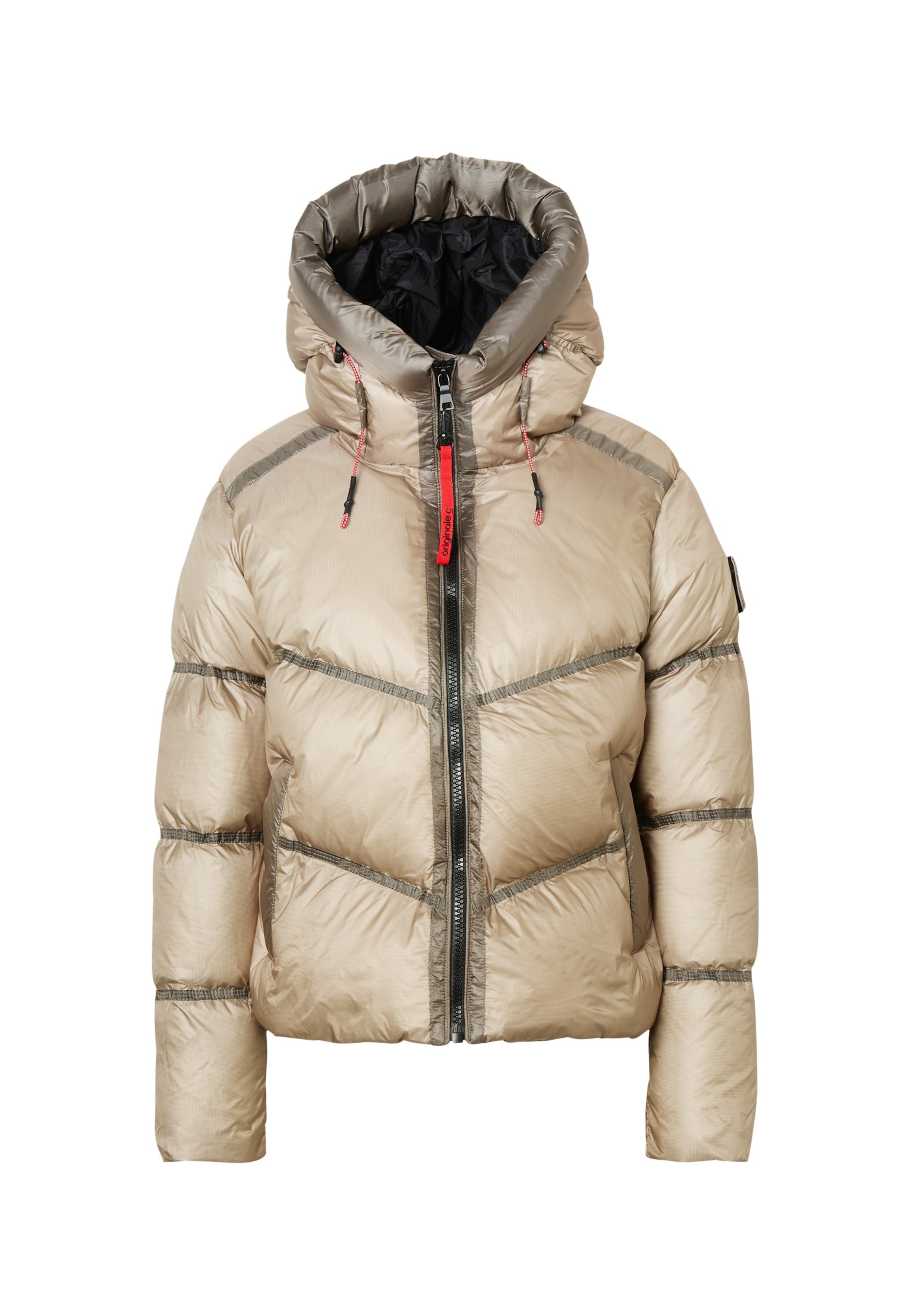 Giacca invernale 'Paris' di No. 1 Como in beige: frontale