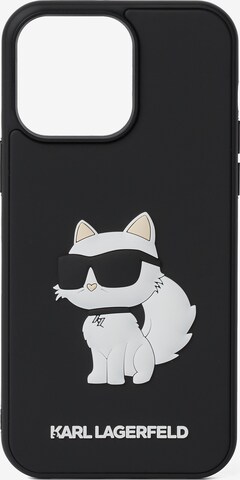 Protection pour smartphone ' iPhone 14 Pro Max' Karl Lagerfeld en noir : devant