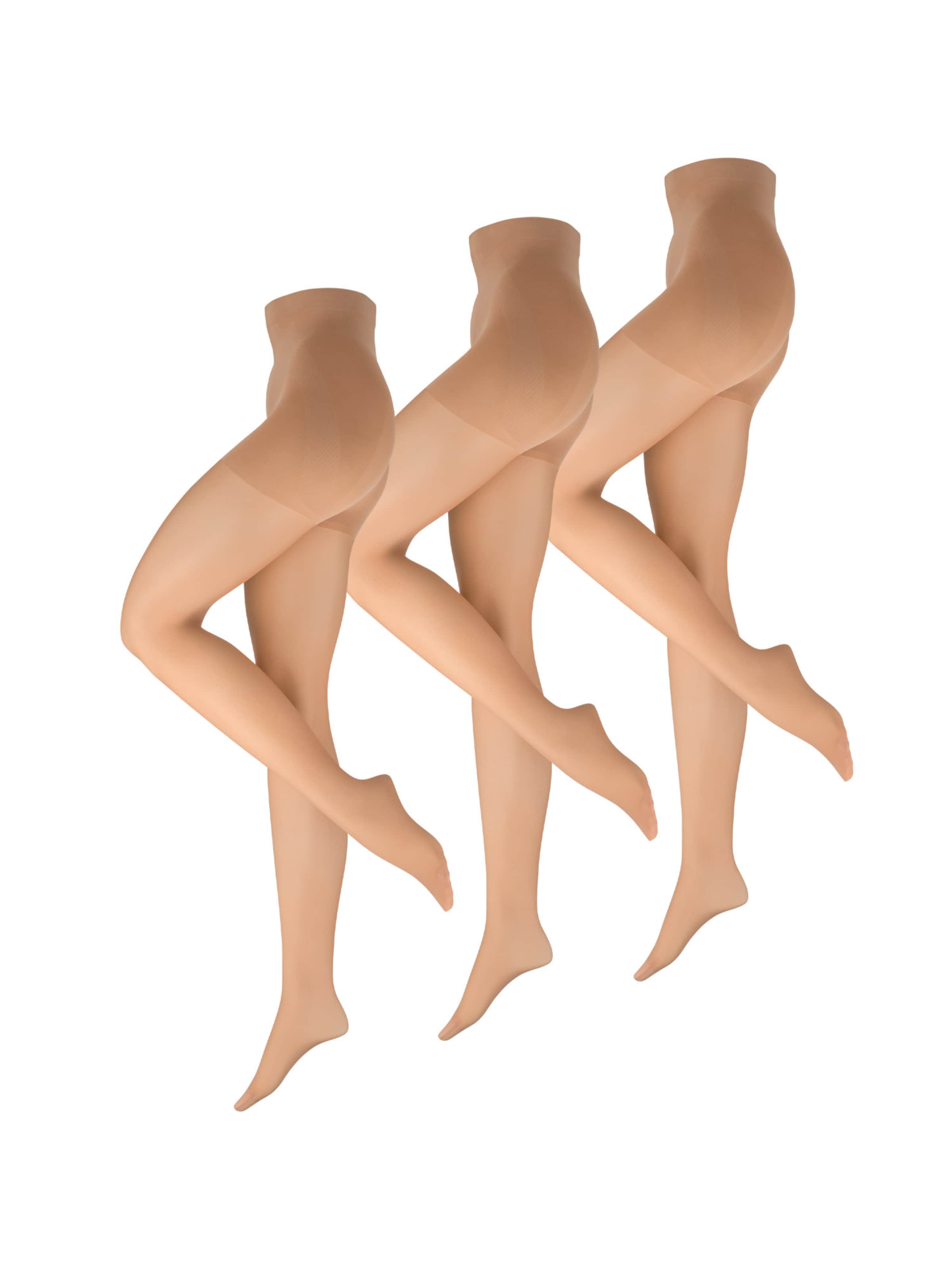 Collants ' Goodbye Laufmaschen Shape 20 DEN ' Nur Die en beige : devant