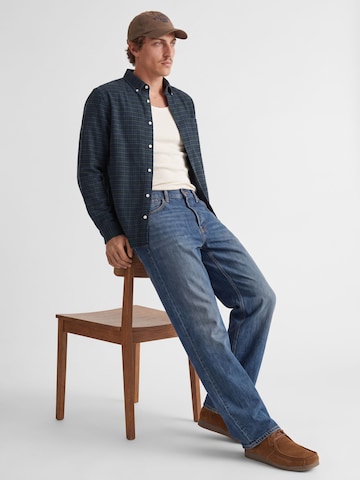 JACK & JONES Regular Fit Hemd 'JPRBLUSTANLEY' in Blau