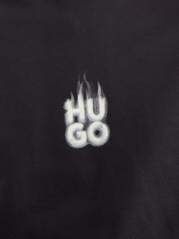 HUGO Sweatshirt 'Durungu' in Zwart