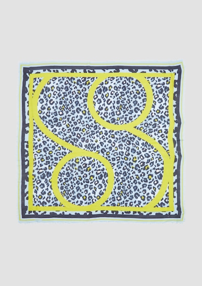 s.Oliver Tuch in marine / hellblau / gelb / weiß, Produktansicht