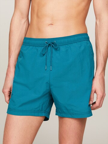 Tommy Jeans Zwemshorts in Blauw: voorkant