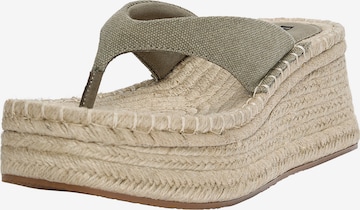 Pull&Bear Varvastossut värissä vihreä: etupuoli