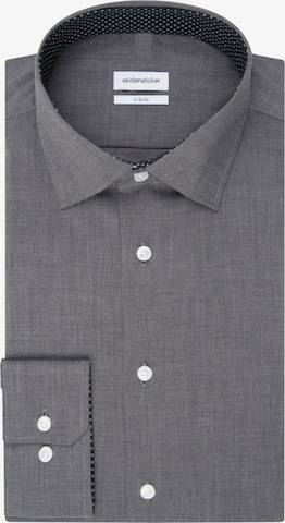 Chemise business ' X-Slim ' SEIDENSTICKER en gris : devant