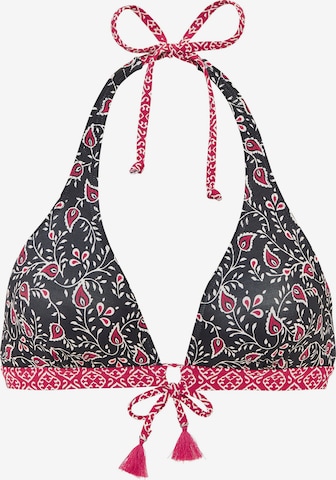LASCANA Kolmio Bikinitoppi värissä musta: etupuoli