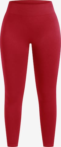 Skinny Leggings Smilodox en rouge : devant