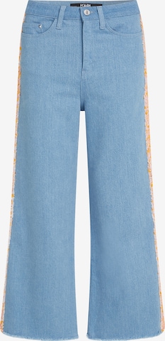 Karl Lagerfeld Široke hlačnice Kavbojke | modra barva: sprednja stran
