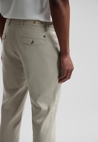 Dstrezzed Normální Chino kalhoty 'Marlon Pleat' – šedá