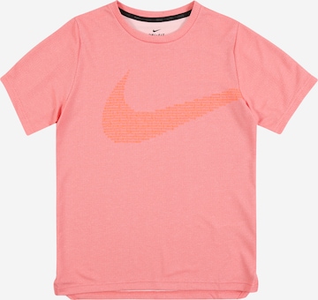 NIKE Funkční tričko – pink: přední strana